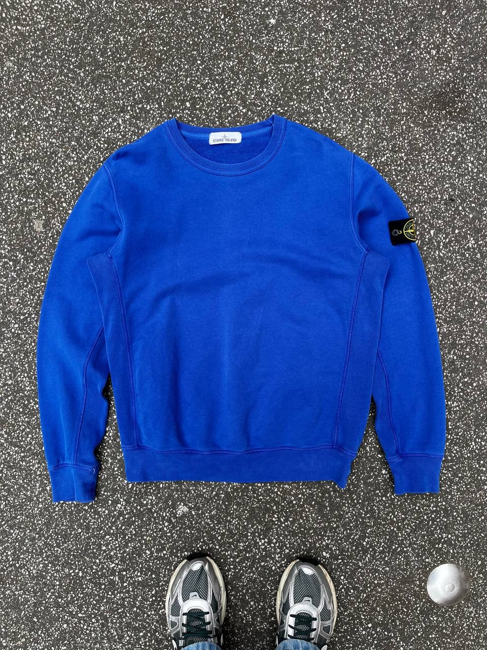 Stone Island Sweatshirt I Blå XL Brugt Used