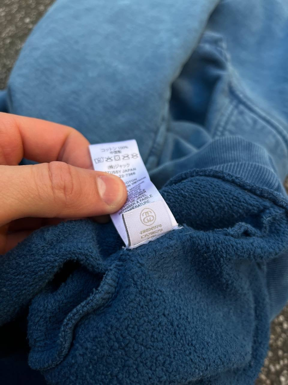 Stussy Died Hættetrøje Blå i Medium