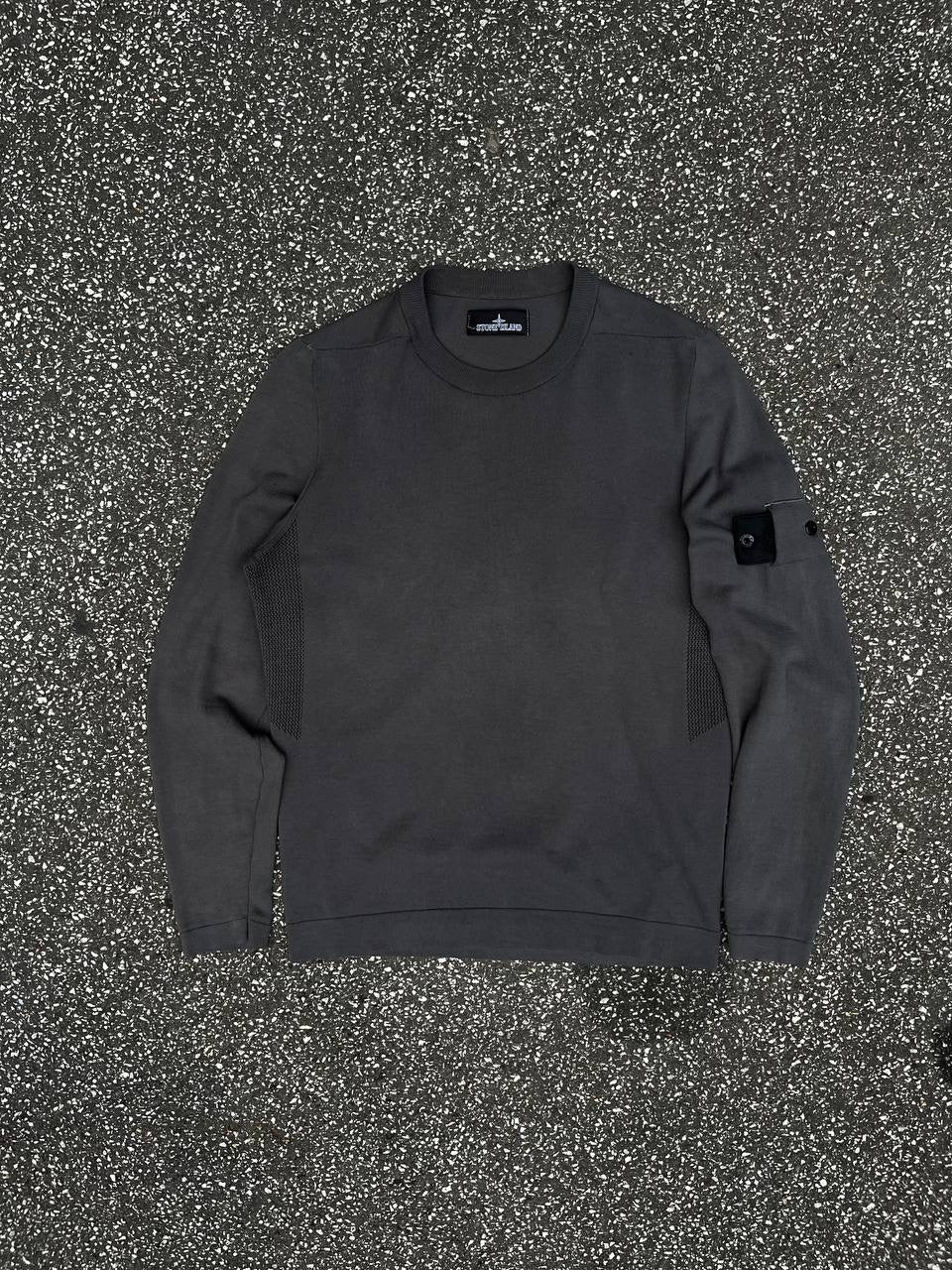 Stone Island Shadow Project Sweater Tynd Grå Grey L Large 6619505A1