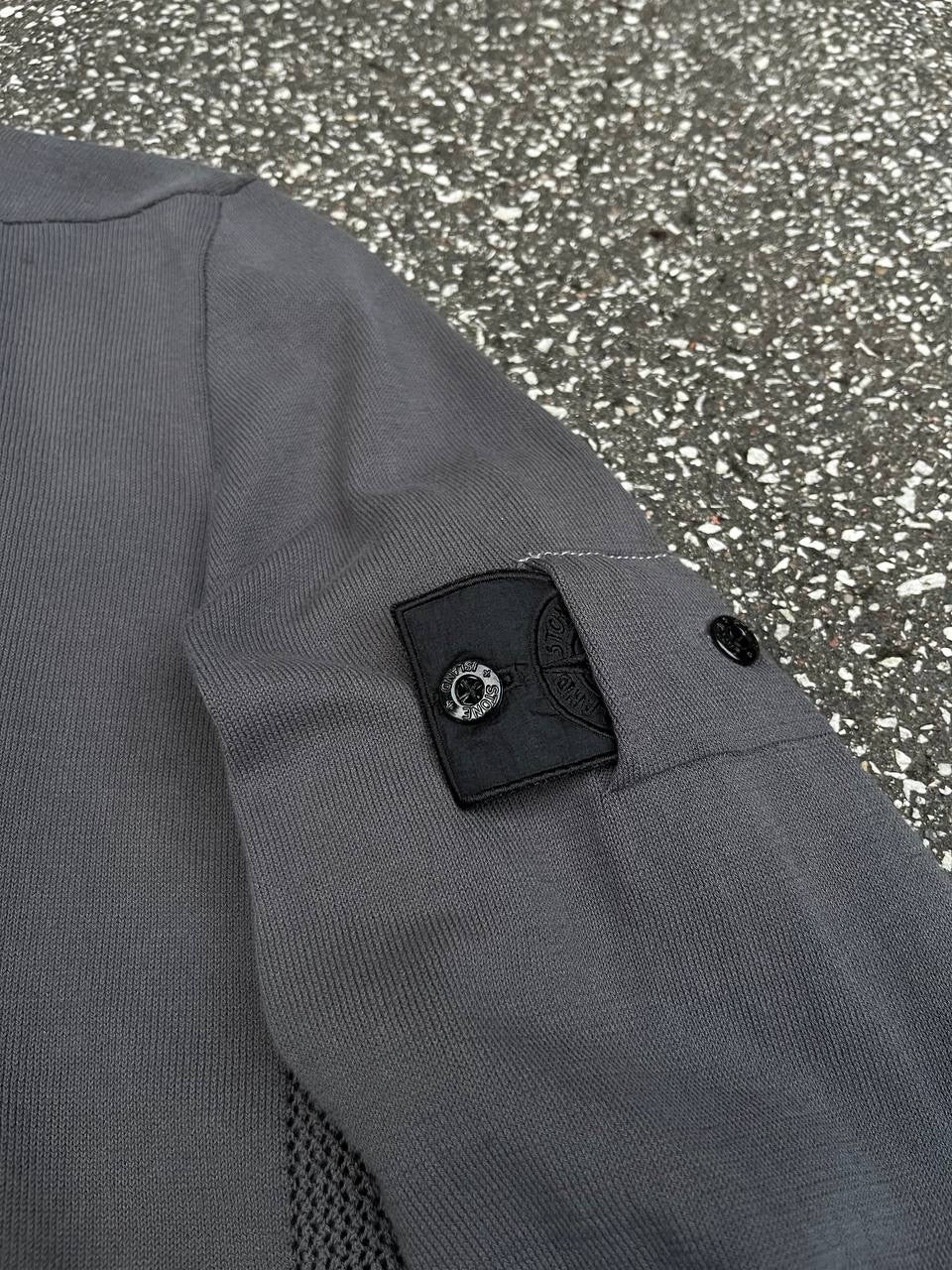Stone Island Shadow Project Sweater Tynd Grå Grey L Large 6619505A1