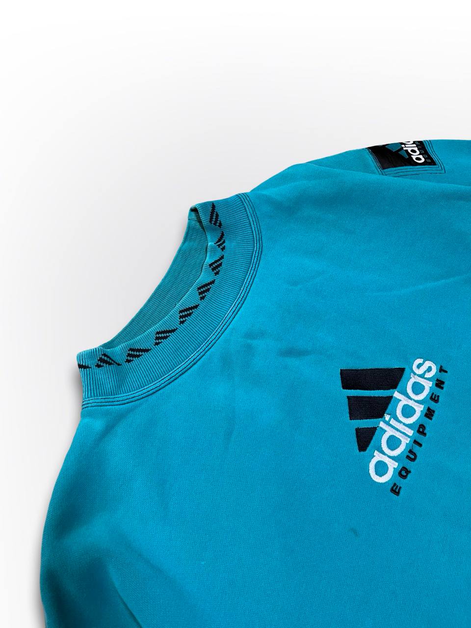 Brugt Used Vintage Adidas Equipment Sweatshirt i L large grøn green