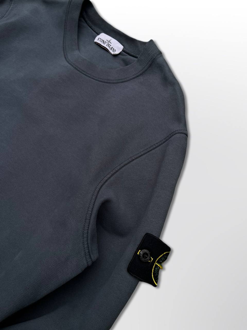 Stone Island Brugt Used Sweatshirt i Medium i Grå 731563020