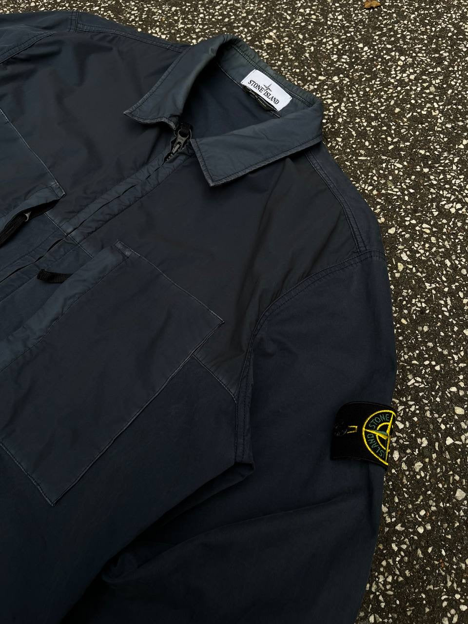 Stone Island Overshirt Sommerjakke Navy XL 721510207