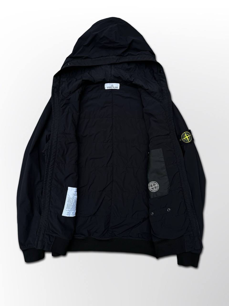Stone Island Jacket Comfort Tech Composite Brugt Medium Sort