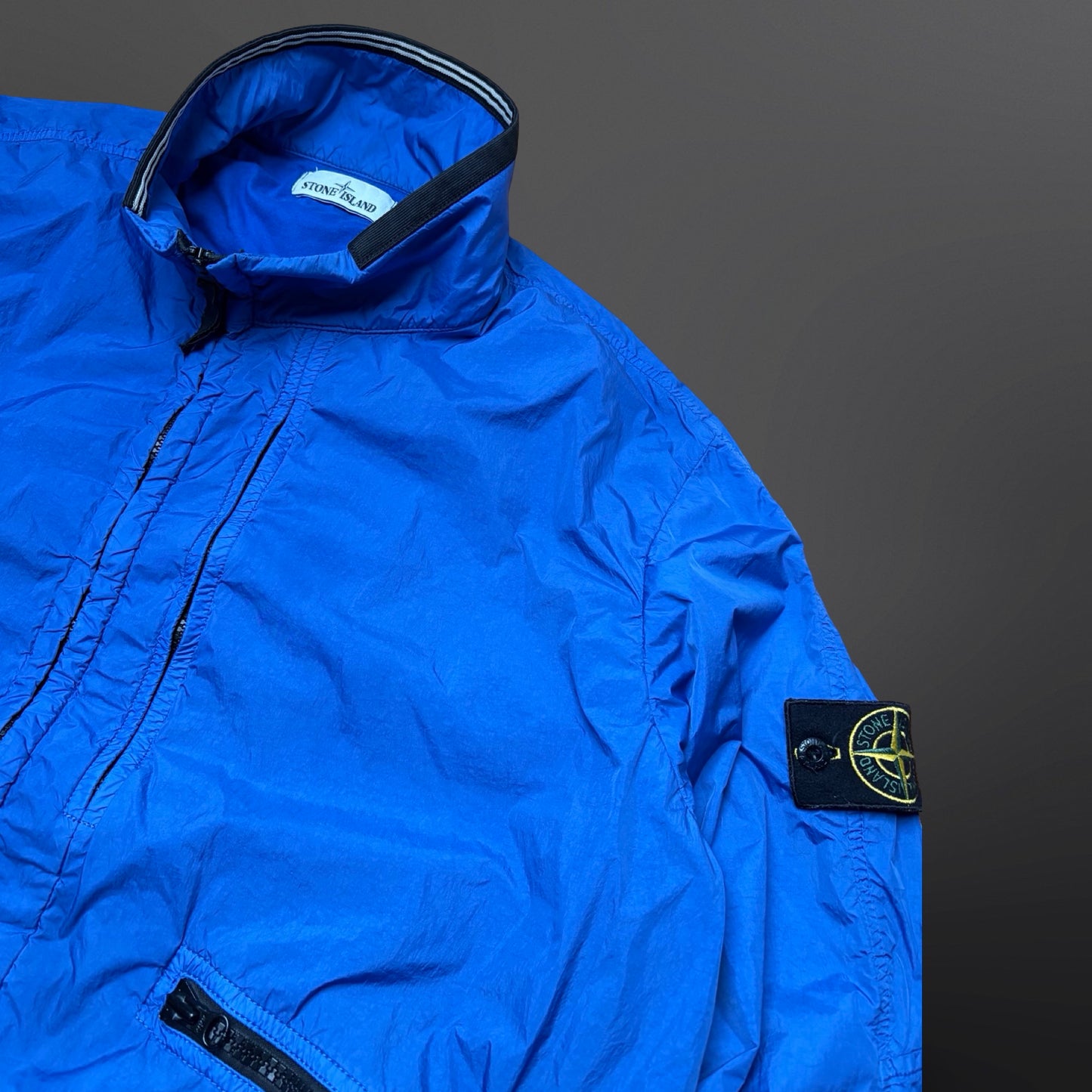 Stone Island Lightweight Nylon Blouson – Blue (XXL, fitter L–XL)