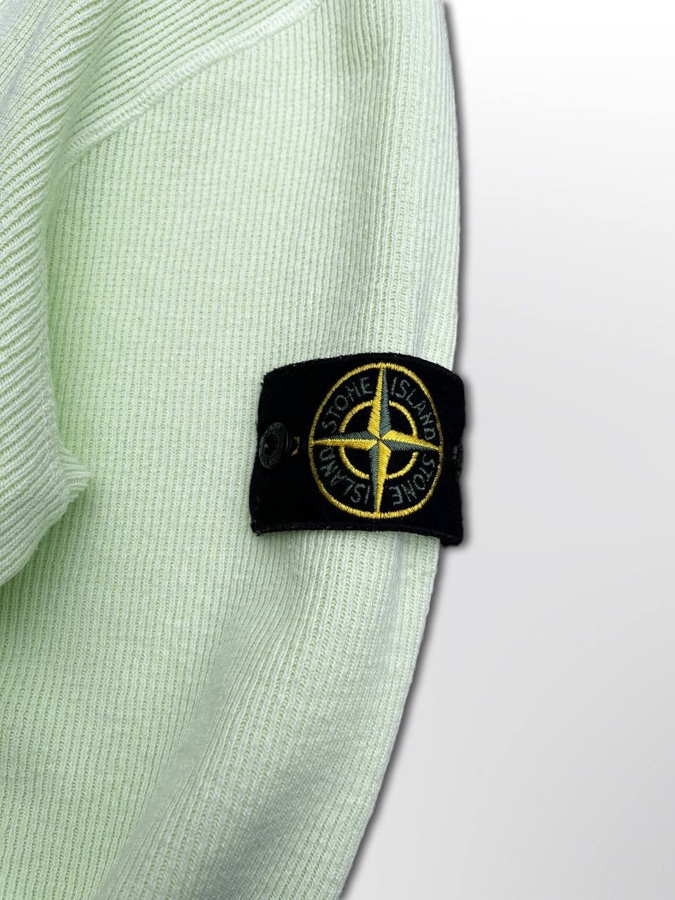 Stone Island Sweatshirt i Lime Large Brugt
