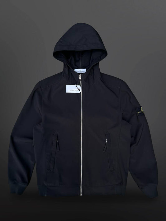 Stone Island Sommerjakke Light Softshell R Sort Black M Medium Mænd