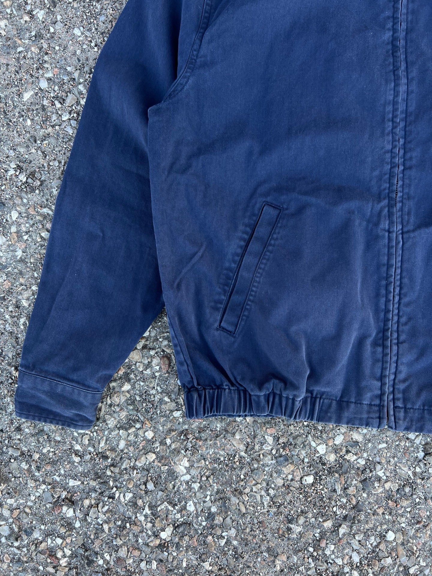 Vintage Polo Ralph Lauren Harrington jakke i mørkeblå marineblå S Small