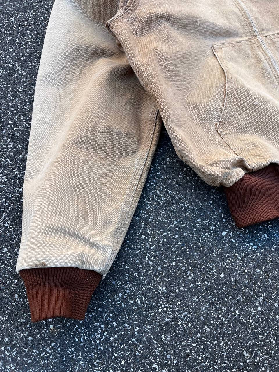 Carhartt Active Jacket Beige Vintage Small herre