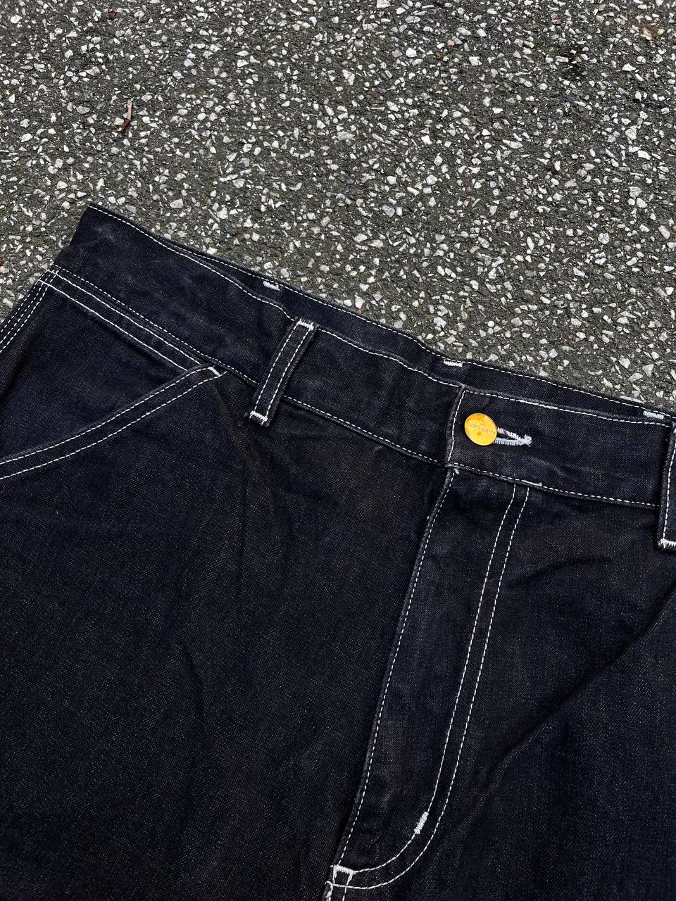 Vintage Carhartt WIP simple pant bukser i sort denim 34/32