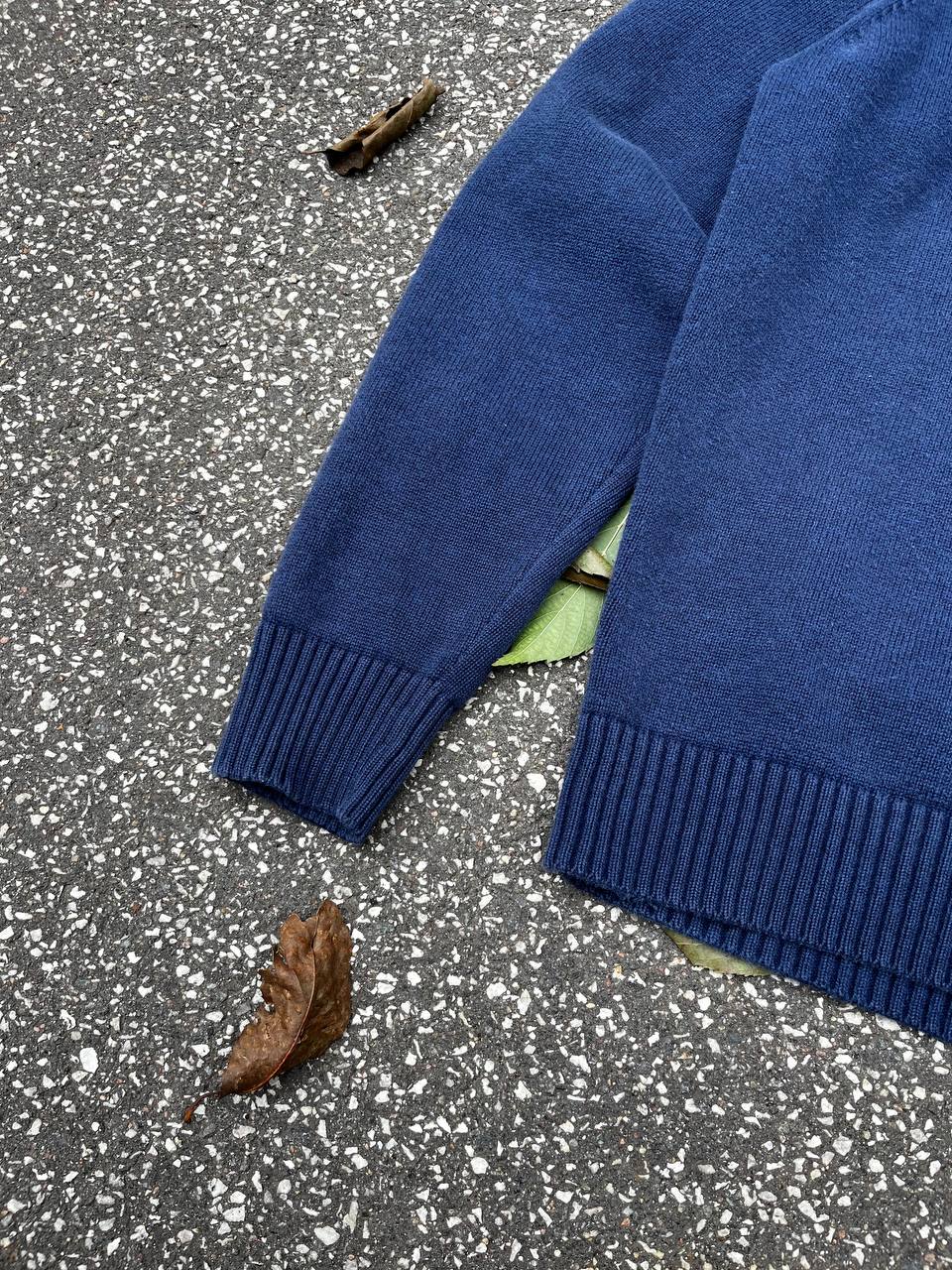 “Brugt Strik fra Stone Island trøje sweater sweatshirt i Marina blå farve i M medium 621554185”