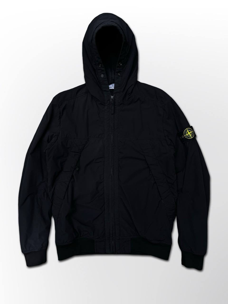 Stone Island Jacket Comfort Tech Composite Brugt Medium Sort