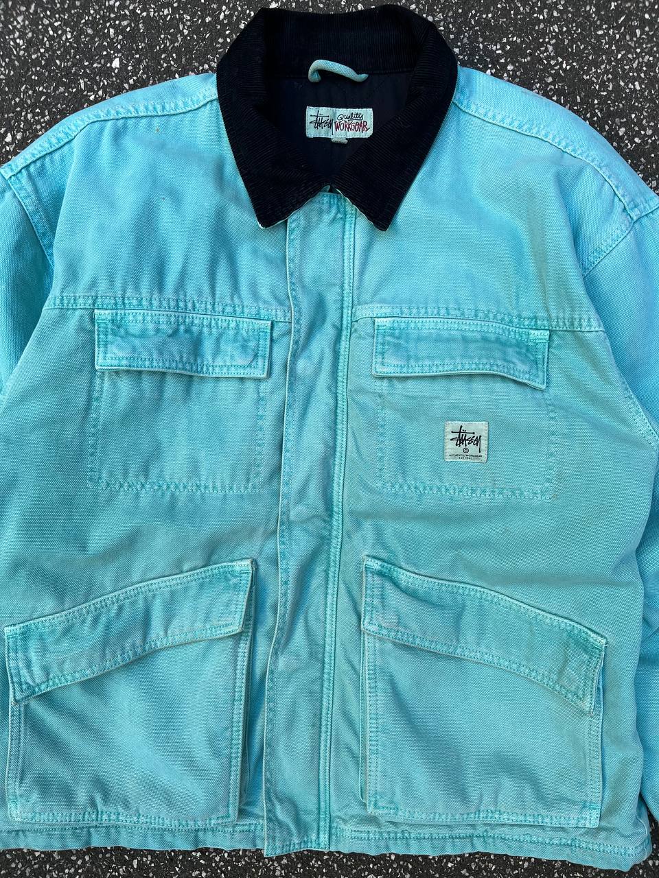 Brugt Used Stussy work jacket L large turkish color
