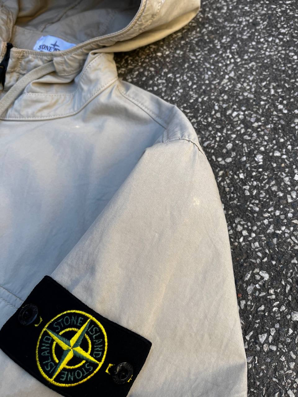 Stone Island Supima Cotton Twill Strech TC Sommerjakke i Beige XL