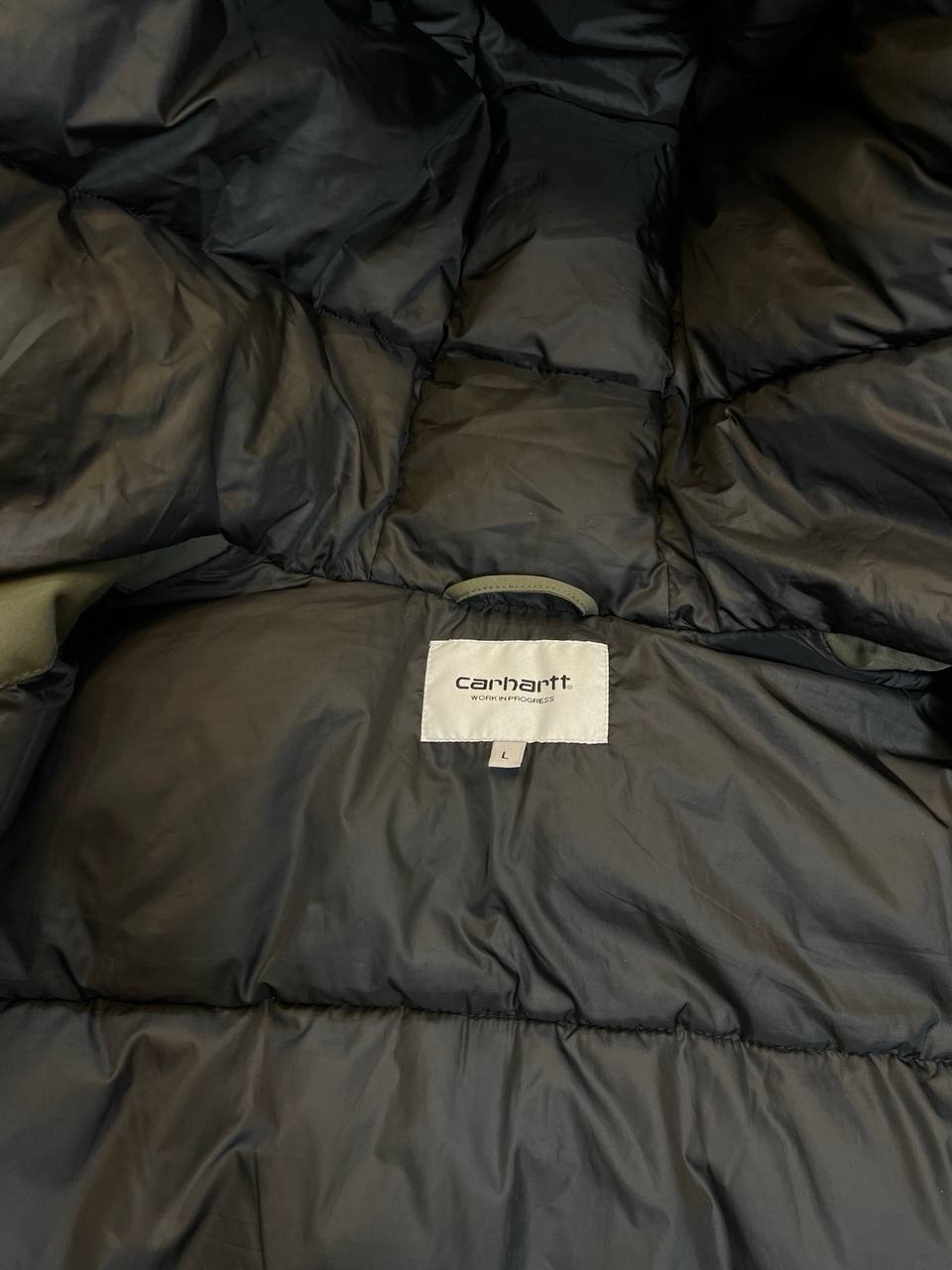 Brugt Vinterjakke Dunjakke Carhartt Active Cold Jacket USA Carhartt WIP L large Mænd i grøn