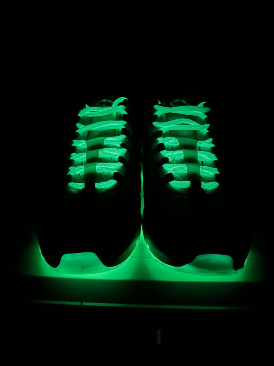 Nike Air Max 95 Light Bone Selvlysende Sneakers 44 (28cm)