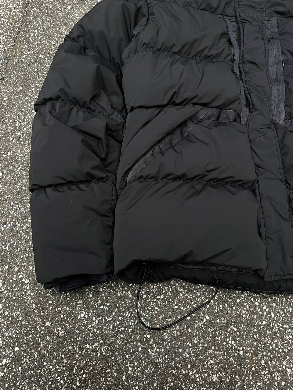 C.P.Company Nycra-R puffer Jacket dynejakke dyn jakke Google Jacket fra C.P.Company vinterjakke i sort med briller størrelse 52 L large herre mænd