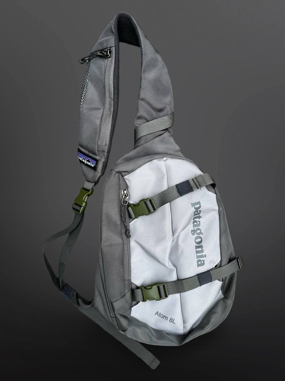 patagonia sling bag danmark Patagonia Sling Bag Skuldertaske Atom 8L Grå – supersaelger