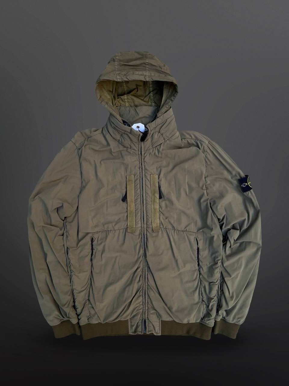 Stone Island Efterårsjakke Polartec L Large Grøn