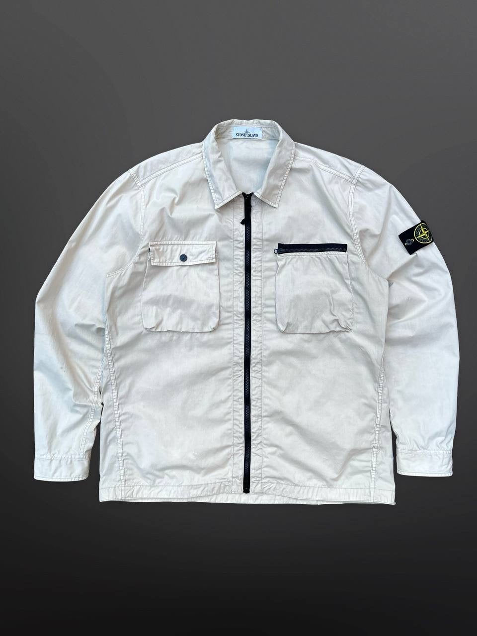 Stone Island Overshirt Jakke XXL Beige Safari 6615101WN