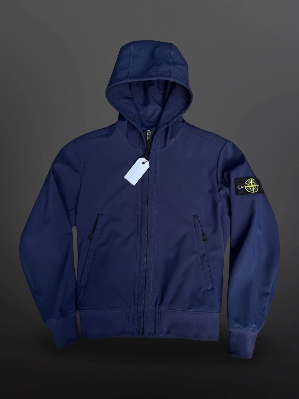 Stone Island Soft Shell R Navy M Medium Mørkeblå