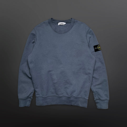 Stone Island Garment Dyed Crewneck – Blue Grey M Medium