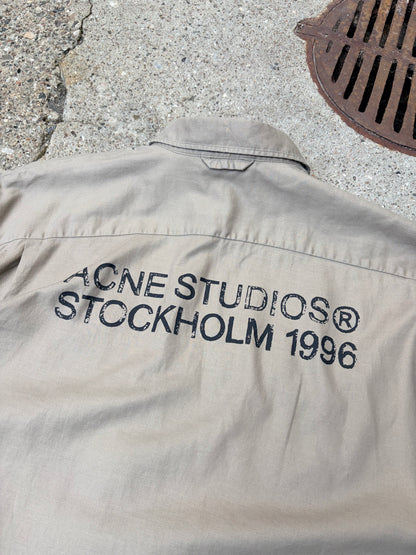 Acne Studios Stockholm 1996 Oversized Shirt – Beige – Large / XL