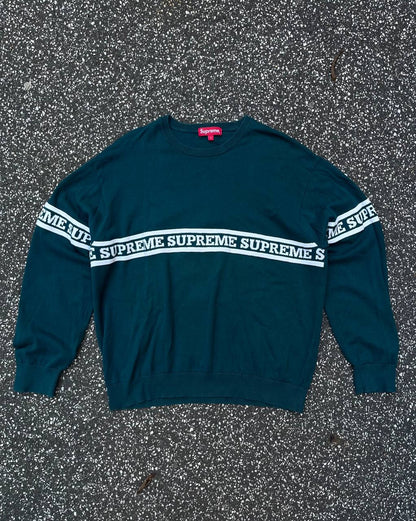 Supreme Sweater Trøje L Large Grøn Green