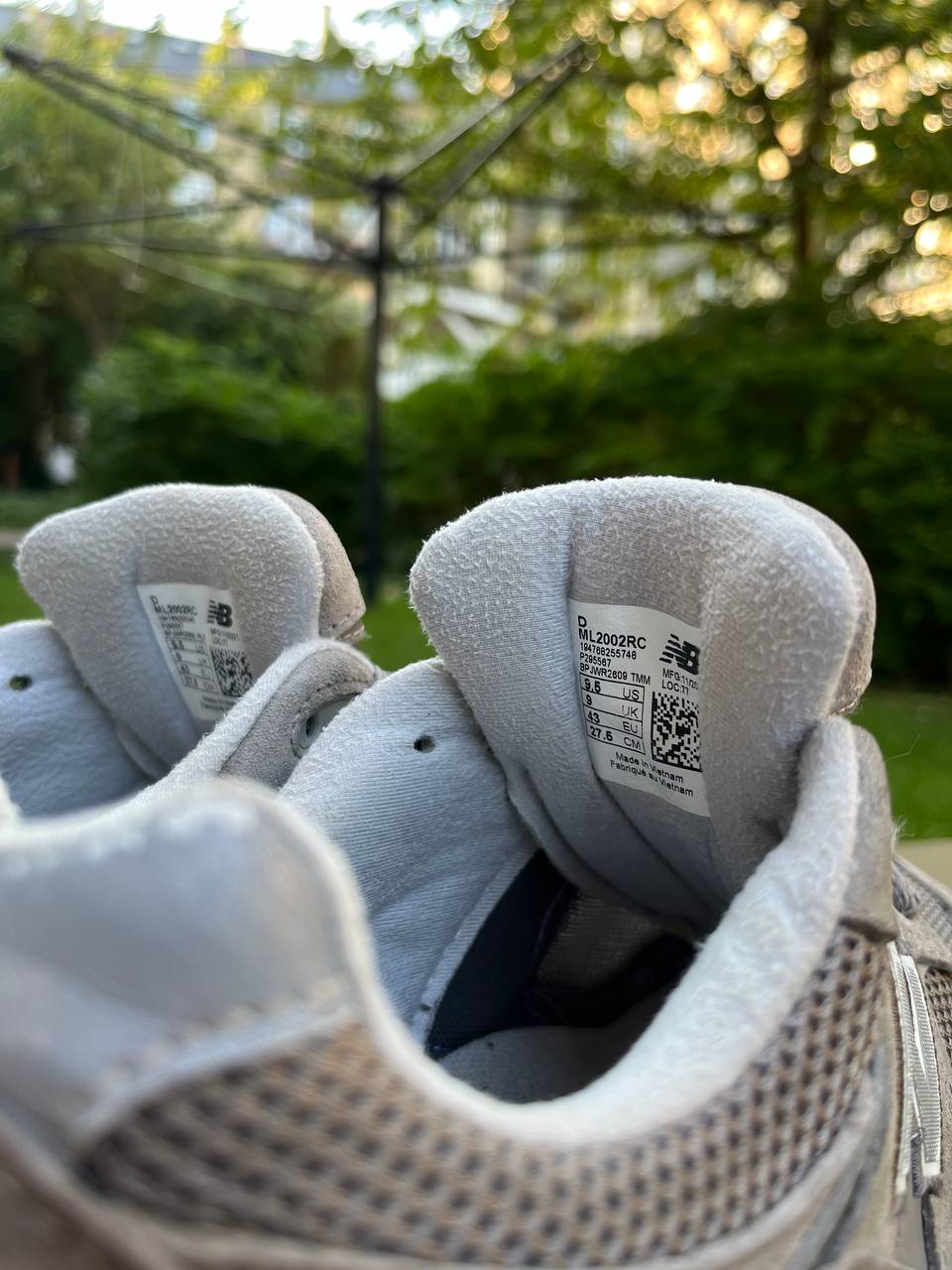 New balance 2002 i grå size 43 9,5 US
