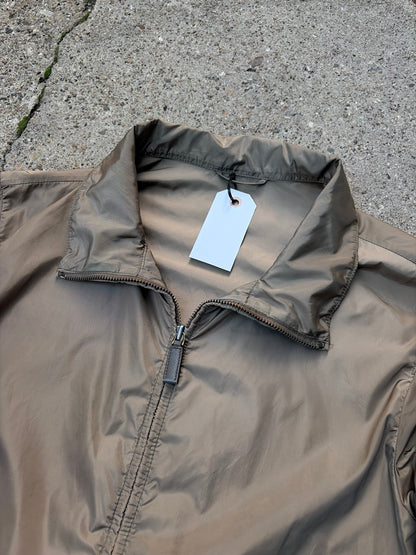 Prada Beige Nylon Jacket – Medium, Fitter Small