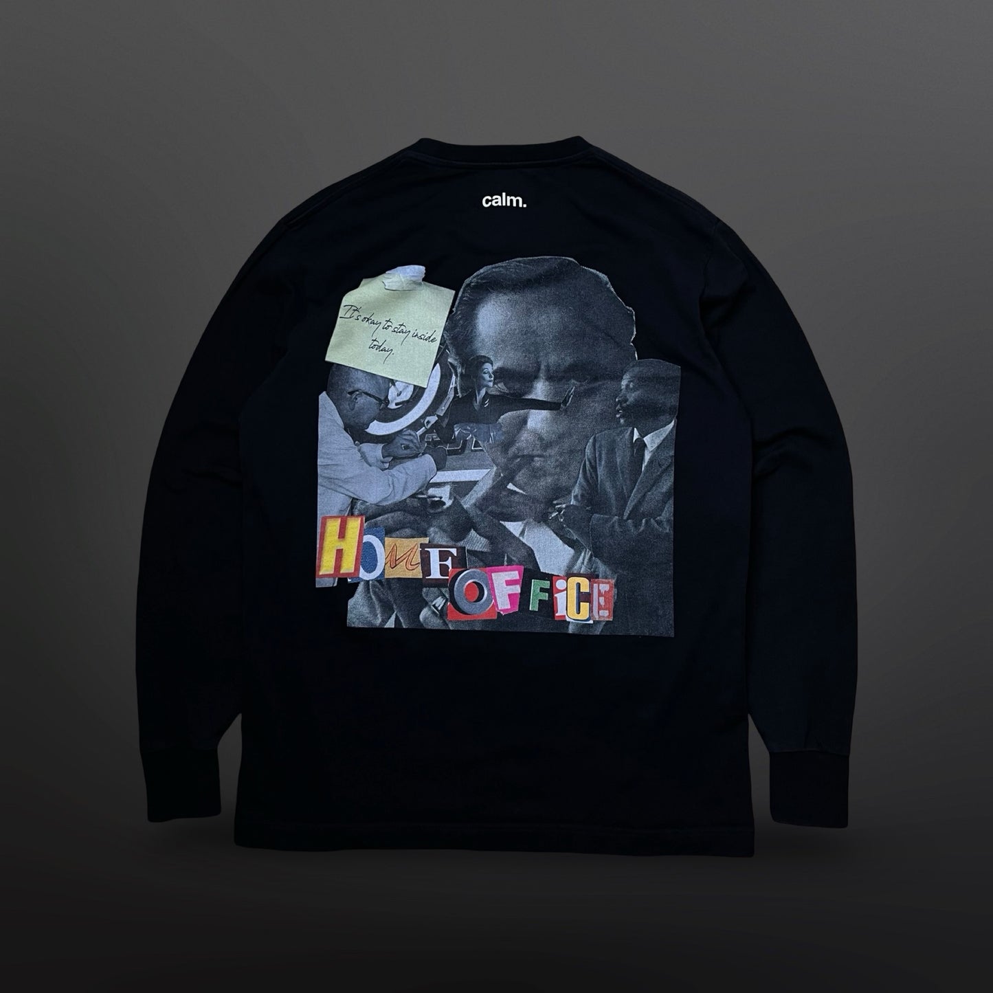 Calm Longsleeve Sweatshirt – Sort M Medium Sort