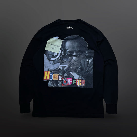 Calm Longsleeve Sweatshirt – Sort M Medium Sort