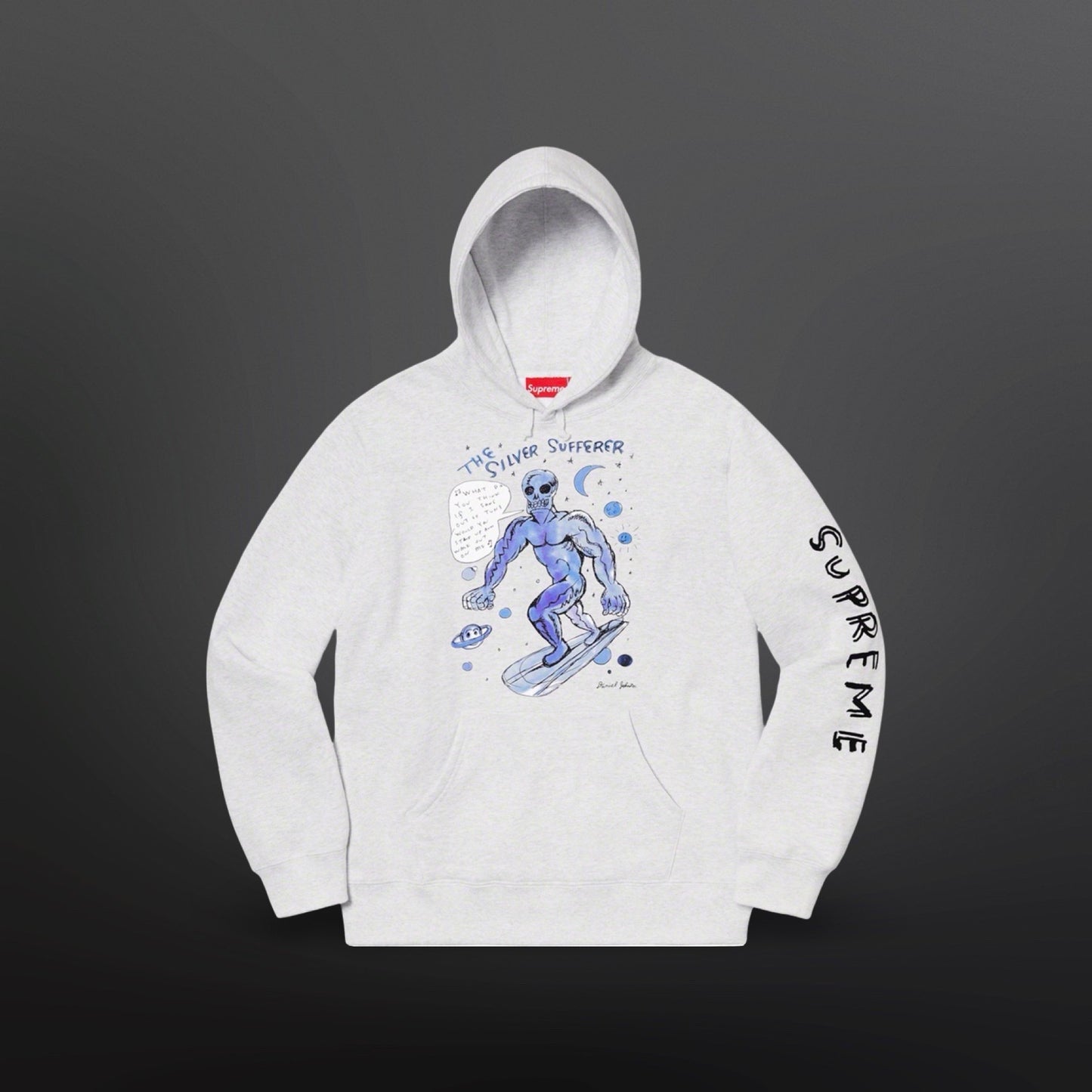 Supreme Daniel Johnston “The Silver Surfer” Hoodie Large