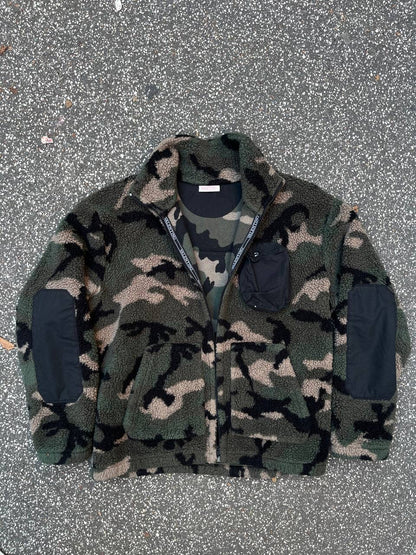 Valentino Fleece Jakke XL Camo