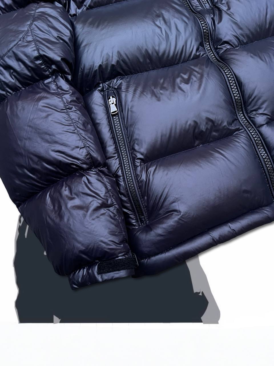 Brugt Used Dunjakke Polo Ralph Lauren Puffer S herre i navy mørkeblå