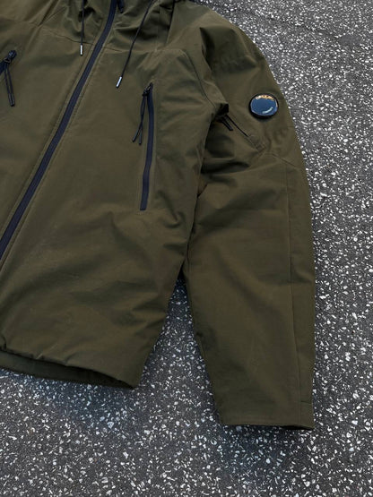 C.P.Company Pro-Tek jakke Primaloft i khaki Grøn S Small Brugt