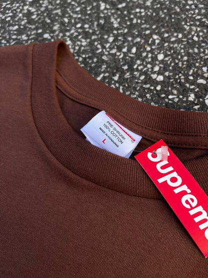 Supreme T-Shirt i Brun M medium Pancake Brand New