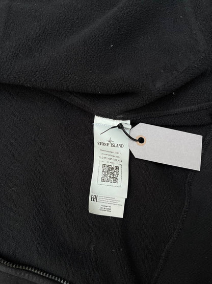 “Brugt Zip Sweatshirt Stone Island Cardigan i Sort M medium 751566120 i god stand”