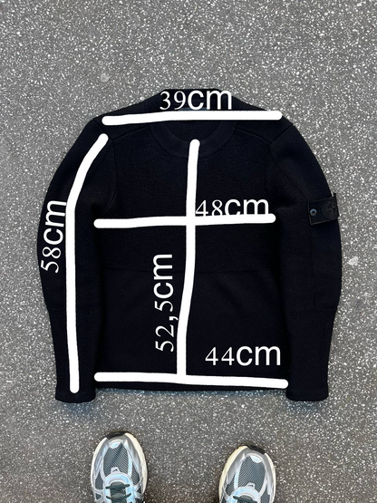 Stone Island Ghost Sweater i Uld Small (m)