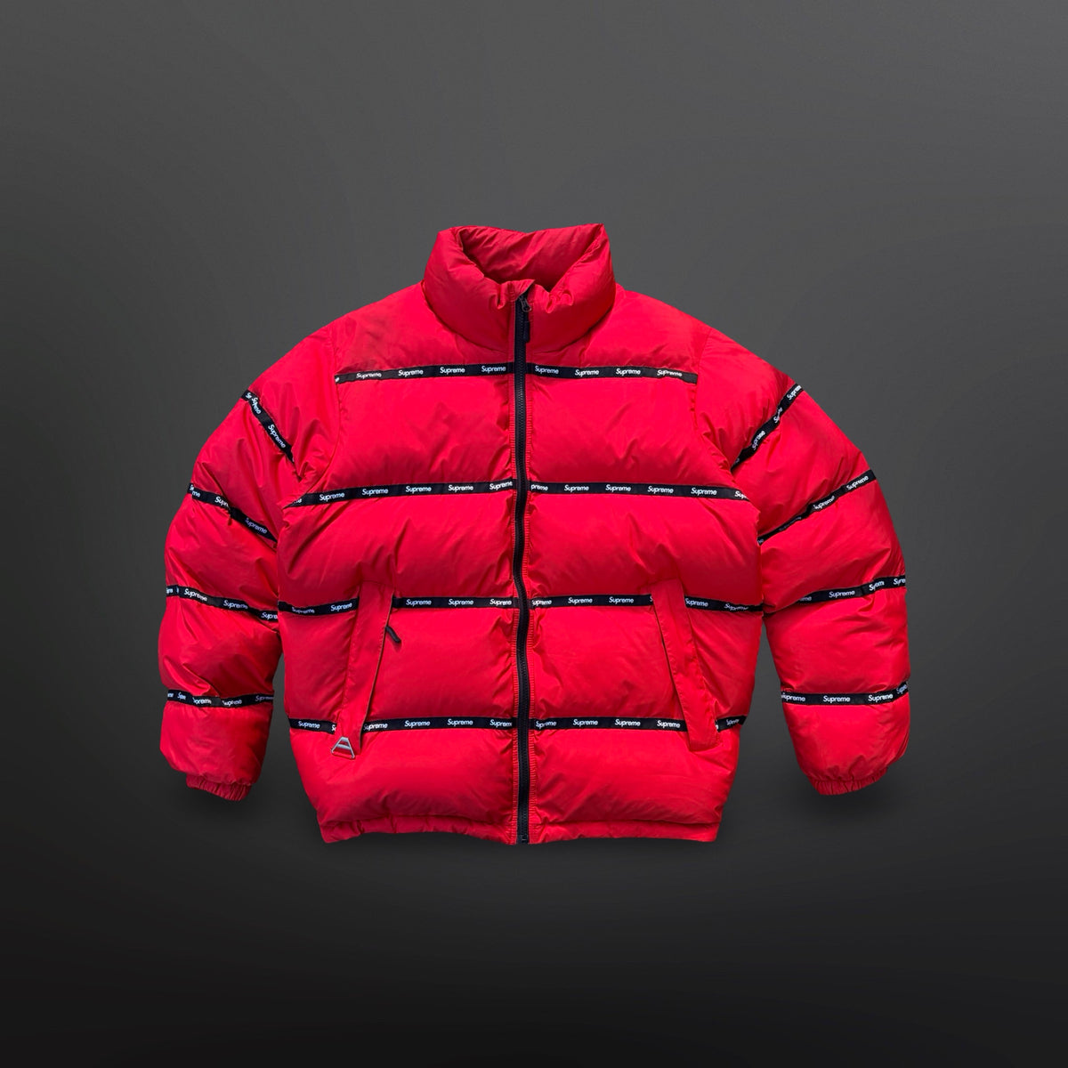 Supreme Taped Seam Puffer Jacket – Red – Large