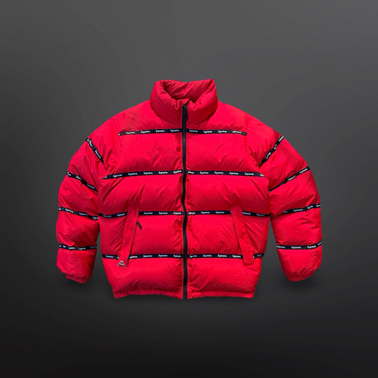 Supreme Taped Seam Puffer Jacket – Red – Large