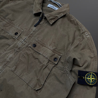 Stone Island jakke – Olive / Grøn L Large