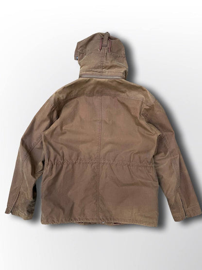 C.P. Company X Barbour google wax jacket parka i Brun brown S small