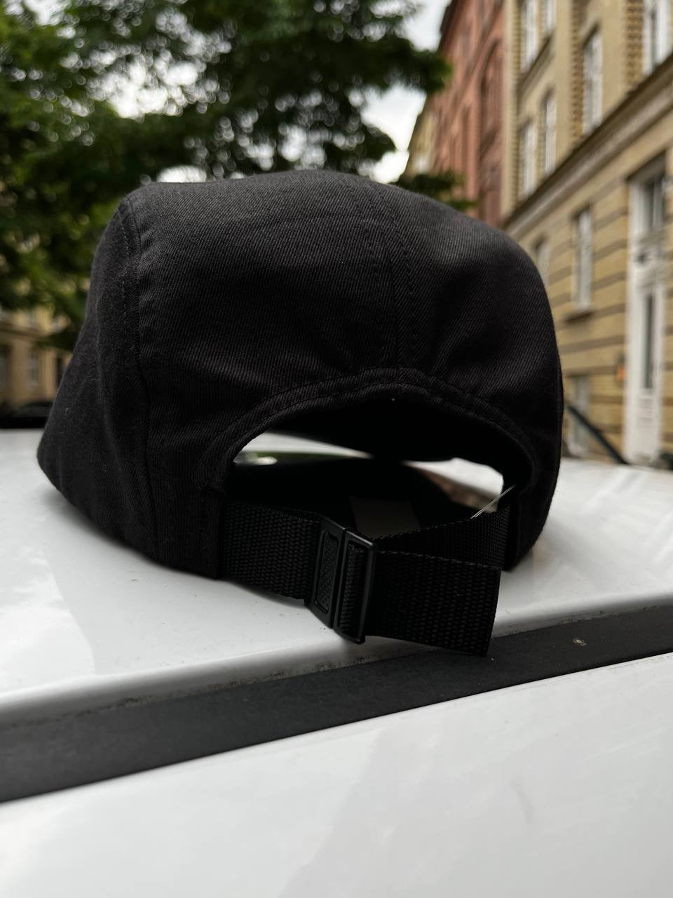 Supreme 5 Panel Cap Big Logo Sort Brand New