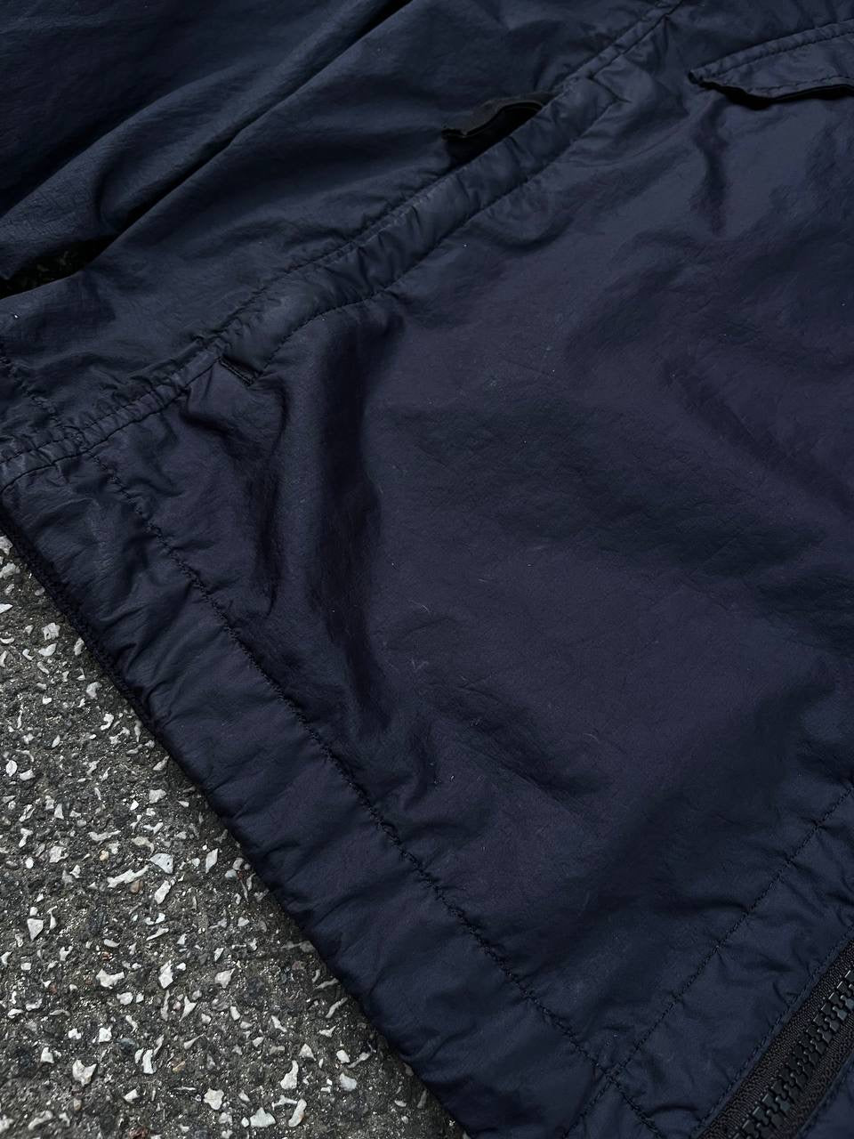 Stone Island Jakke Regnjakke Membrana 3L TC Navy Marineblå XL Brugt Used