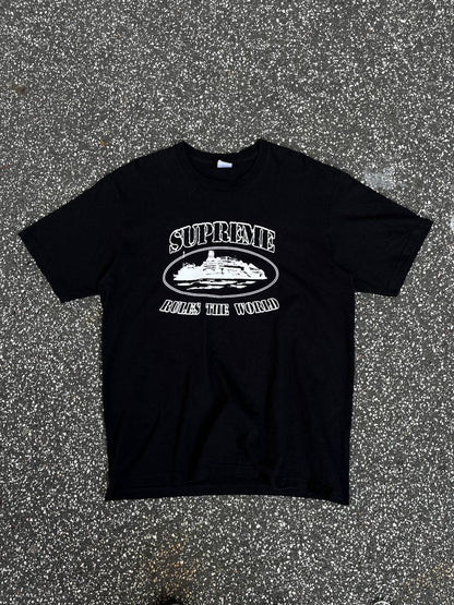 Supreme X Corteiz T-Shirt L Large Sort Black