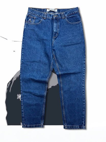 Brugte Used Jeans Polar Big Boy i mørkeblå W34 L34 i god stand