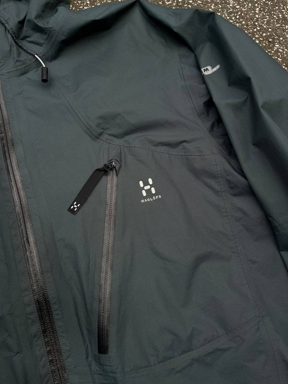 Haglöfs Regnjakke Skaljakke Haglofs i Medium Grøn Gore-tex