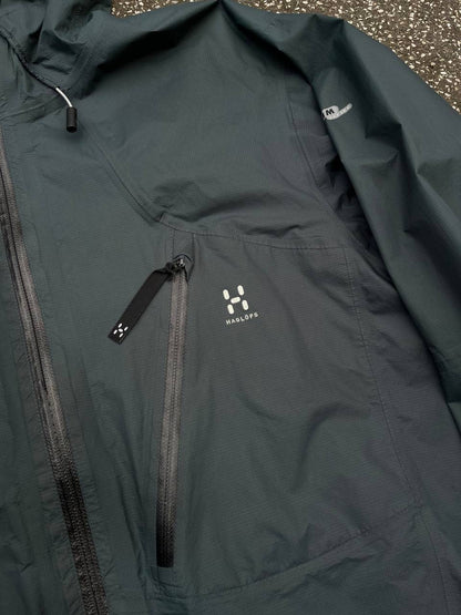 Haglöfs Regnjakke Skaljakke Haglofs i Medium Grøn Gore-tex