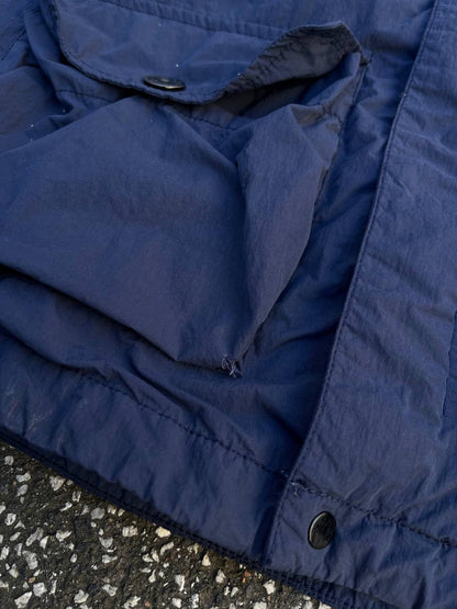 Stone Island Regnjakke i Mørkeblå Navy S Small